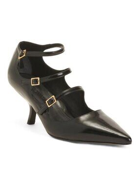 MARION PARKE Made In Brazil Leather Francine 60 Heels